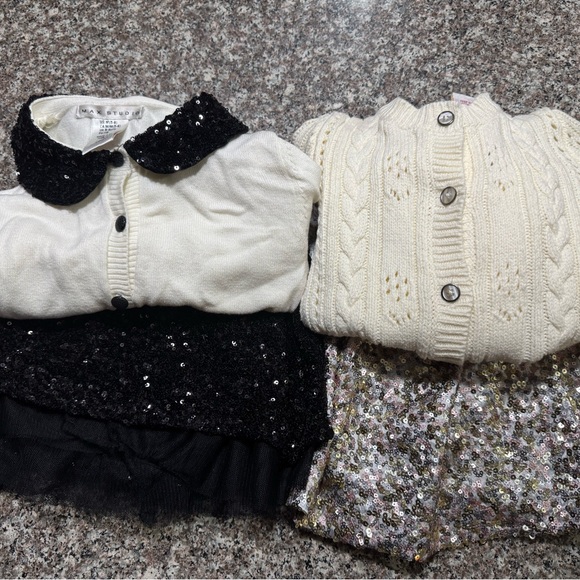 Chic Sequin and Knit Sweater Bundle